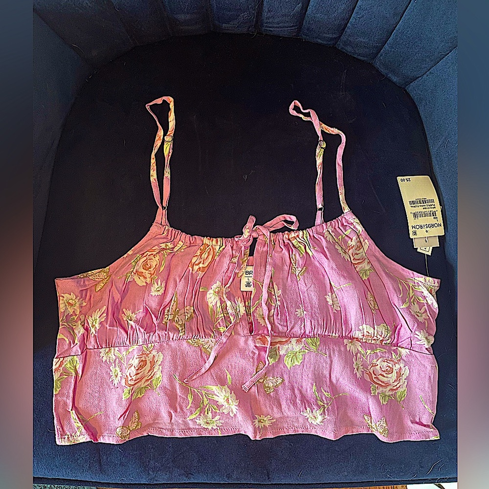 Floral crop top